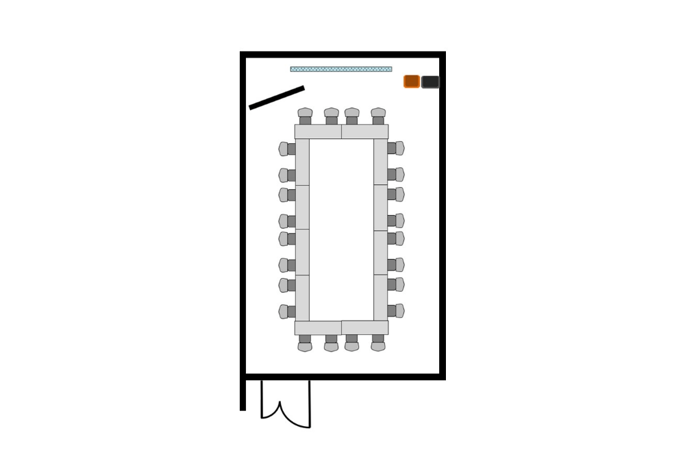 カンファレンスA ロの字形式