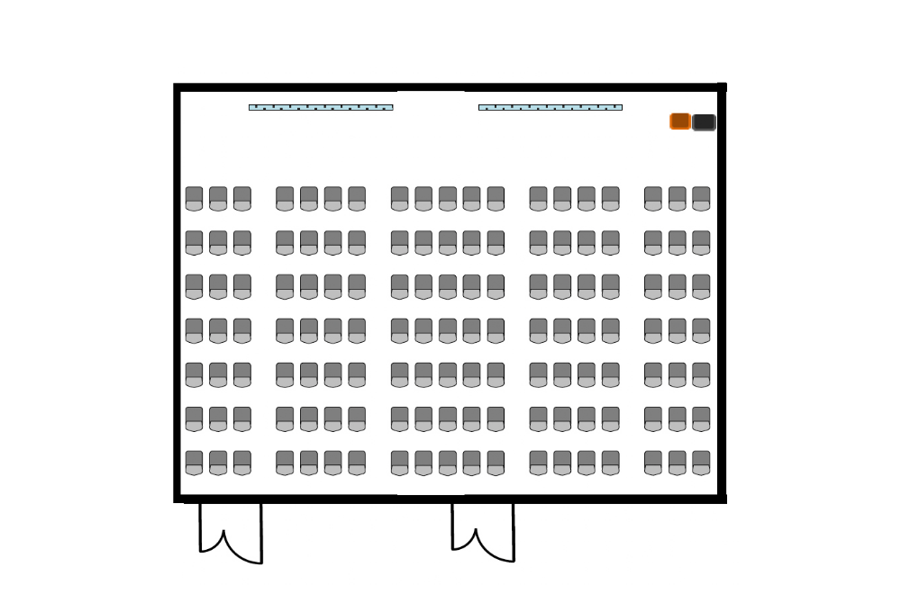 カンファレンスAB シアター形式