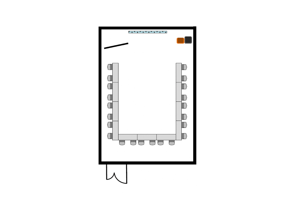 カンファレンスB コの字形式