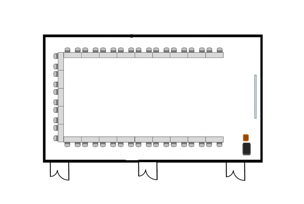 カンファレンスBC コの字形式