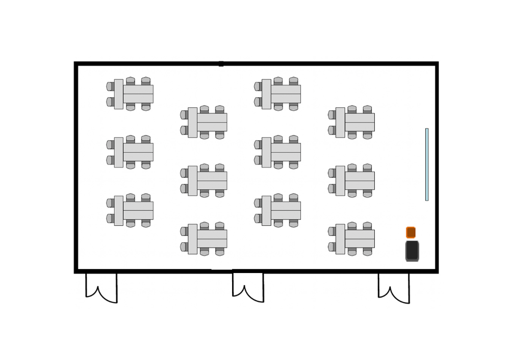 カンファレンスBC 島形形式