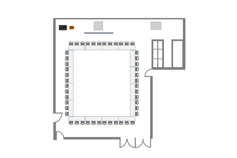 ホール ロの字形式